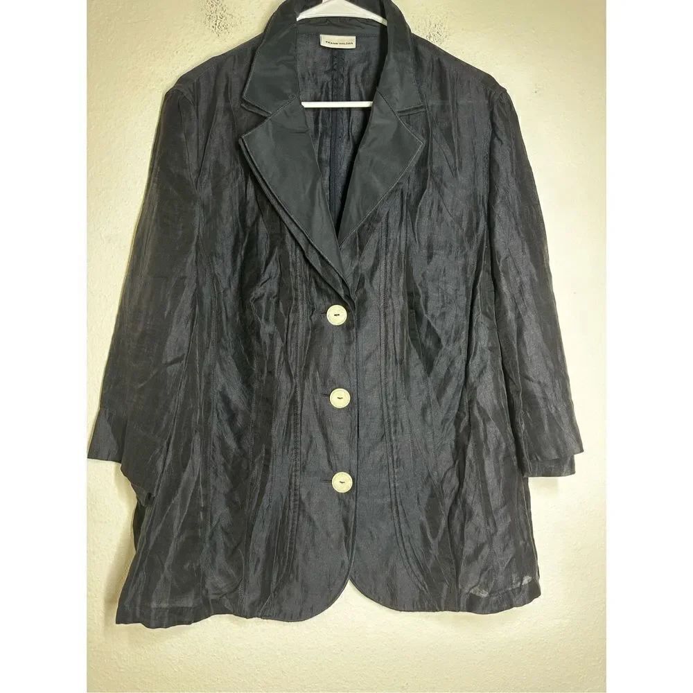 Rare Frank Walder Bohemian Blazer European Collection Size L See Description
